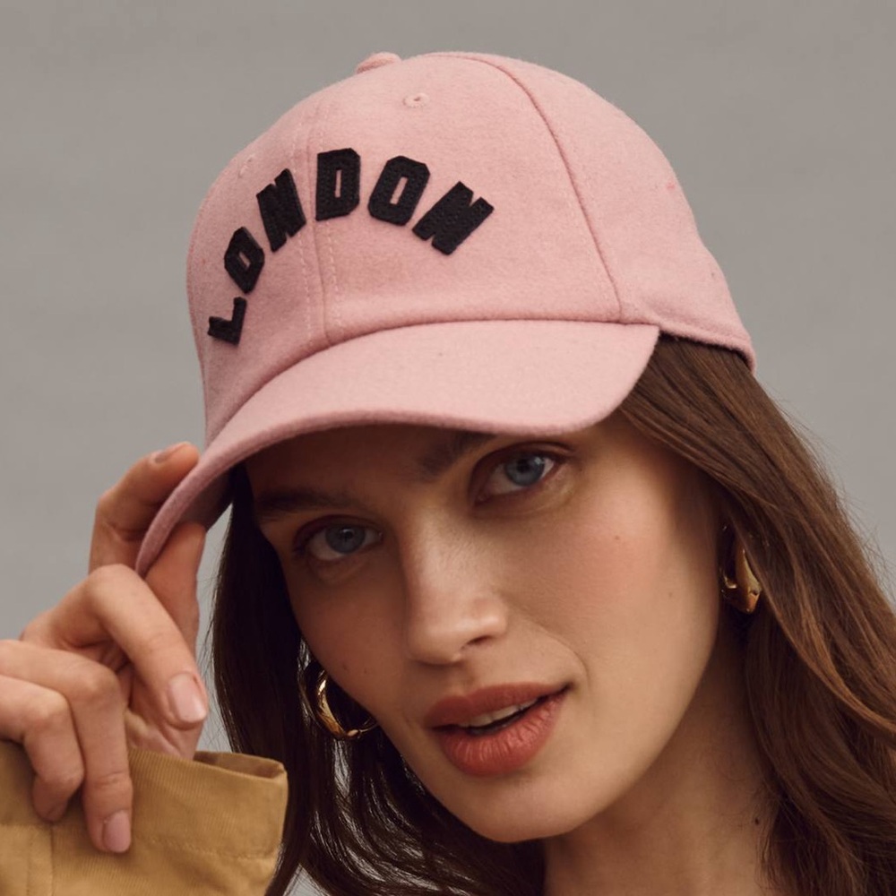 NWT Wanderlust London Wool Cap - Pink - Anthropologie - American Needle